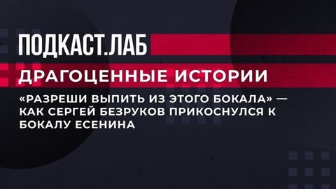 «Разреши выпить из этого бокала», — как Сергей Безруков прикоснулся к бокалу Есенина. Драгоценные истории. Фрагмент