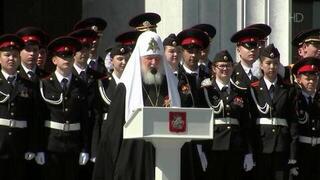 На Поклонной горе состоялся ежегодный парад кадетского движения Москвы