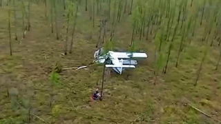 Появились кадры с места обнаружения Ан-2 в Якутии