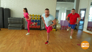 Мах рукой, мах ногой — укрепляем мышцы! Доброе утро. Фрагмент